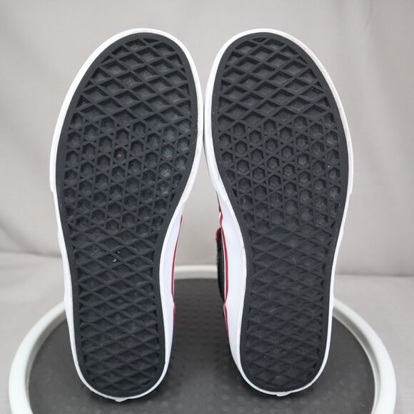 Vans Atwood High Top Shoes Womens Size 6 Youth 4.5 Gray Red Lace Up Sneaker - Picture 9 of 9